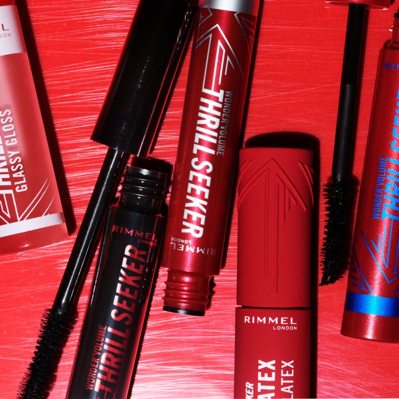 Rimmel Thrill Seeker Lip Latex flüssiger Lippenstift Farbton 400 Rimmel Red 6 ml