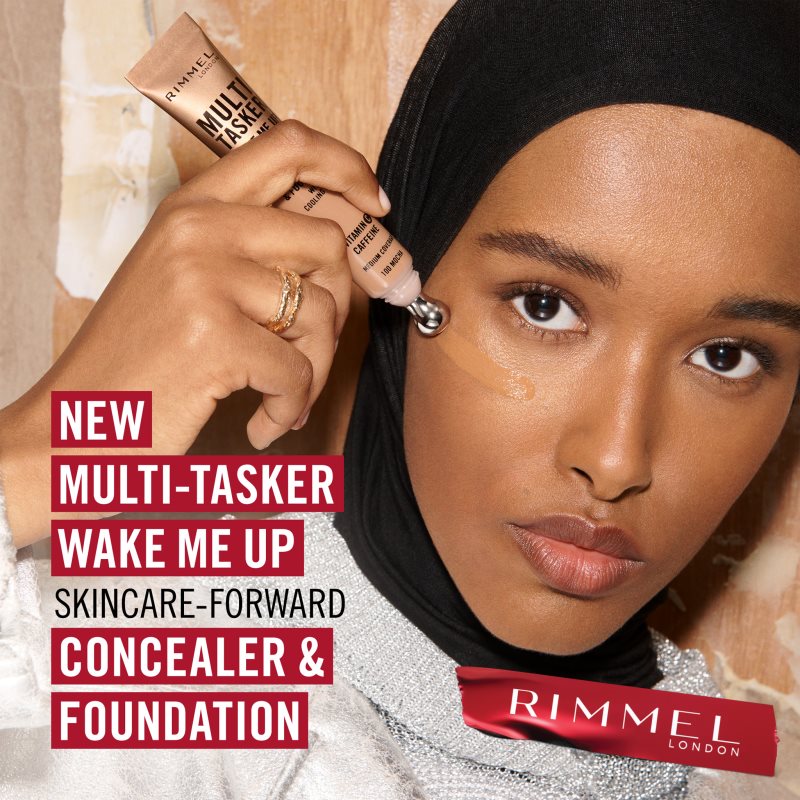 Rimmel Multi-Tasker Wake Me Up Fond De Teint Et Correcteur Pour Une Peau Lumineuse Teinte 30 Light 20 Ml