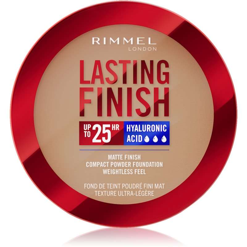 Rimmel Rimmel Lasting Finish 25H συμπαγής πούδρα SPF 20 απόχρωση 008 Soft Beige 7 γρ