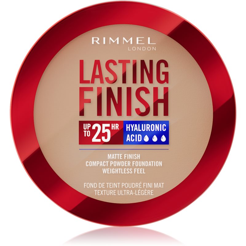 Rimmel Lasting Finish 25H kompaktní pudr SPF 20 odstín 007 Golden Beige 7 g