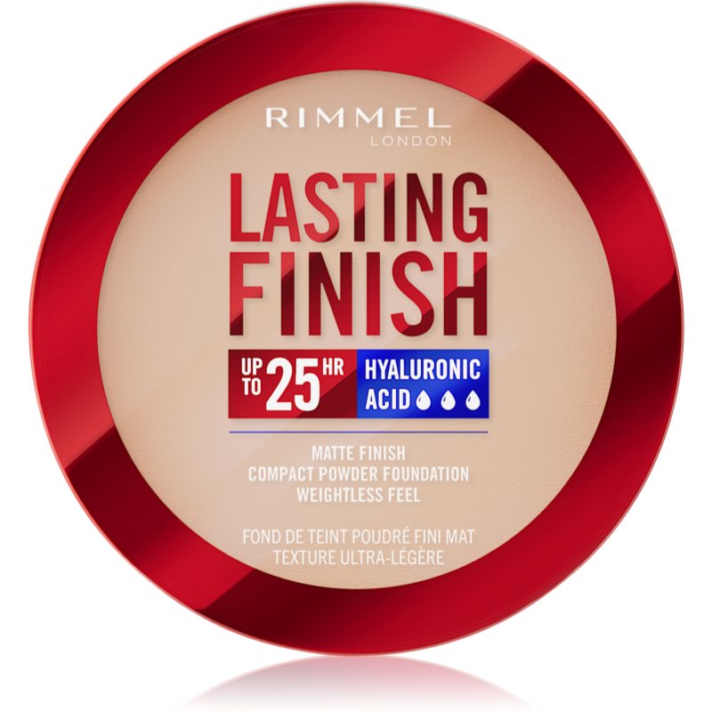 Rimmel Lasting Finish 25H συμπαγής πούδρα SPF 20 απόχρωση 002 Pearl 7 γρ φωτογραφία