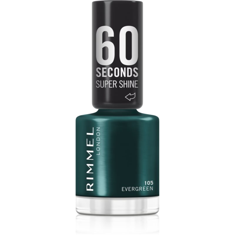 Rimmel 60 Seconds Super Shine Nagellack Farbton 105 Evergreen 8 ml