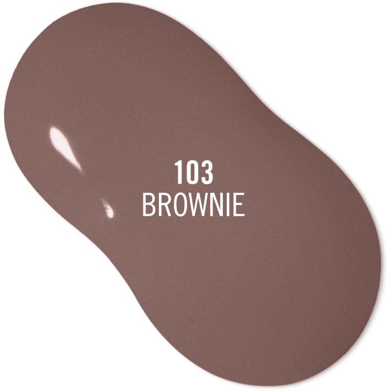 Rimmel Super Gel gel nail polish without UV/LED sealing shade 103 Brownie 12 ml