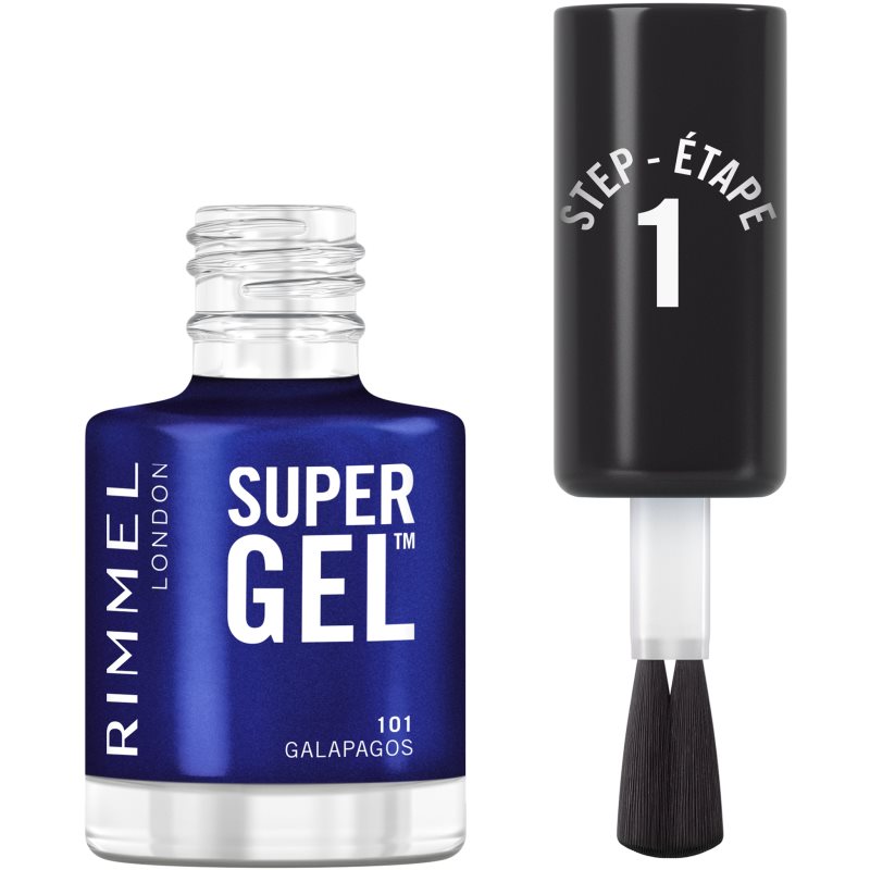 Rimmel Super Gel gel lak za nokte bez korištenja UV/LED lampe nijansa 101 Galapagos 12 ml