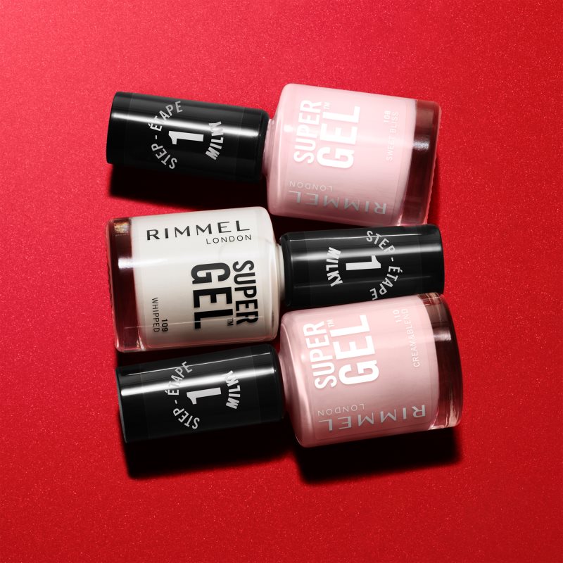 Rimmel Super Gel smalto gel per unghie senza lampada UV/LED colore 109 Whipped 12 ml