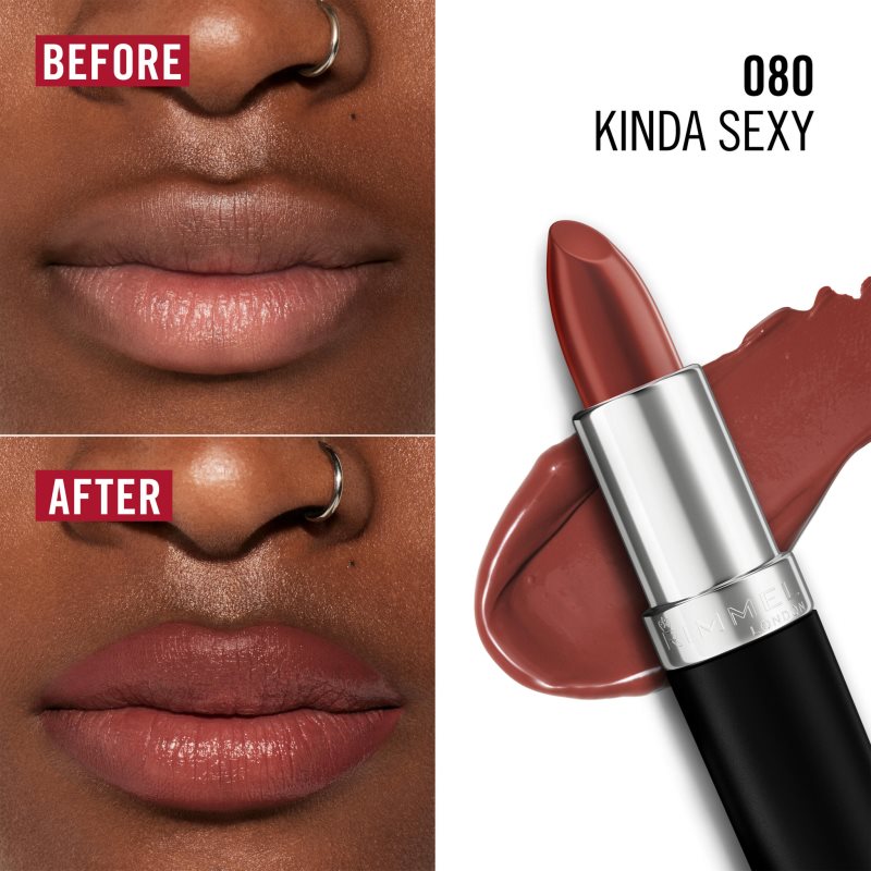 Rimmel Lasting Finish dlouhotrvající rtěnka odstín 080 Kinda Sexy 4 g (obrázek 3)