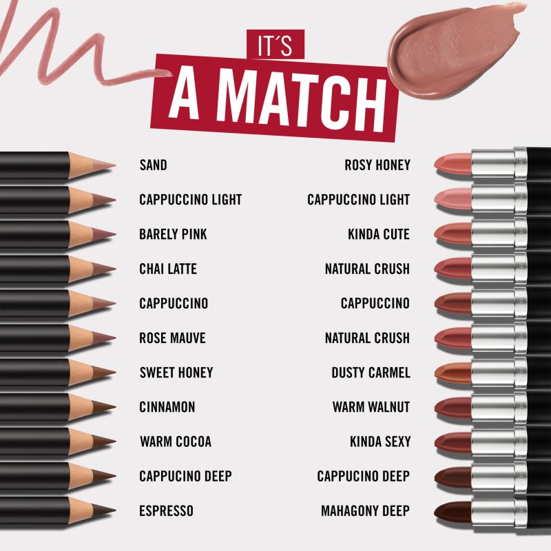 Rimmel Lasting Finish dlouhotrvající rtěnka odstín 090 Cappuccino Deep 4 g (obrázek 10)