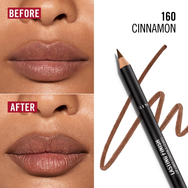 Rimmel Lasting Finish konturovací tužka na rty odstín 160 Cinnamon 1.2 g (obrázek 3)