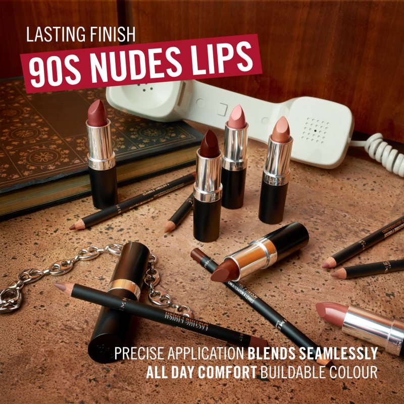 Rimmel Lasting Finish konturovací tužka na rty odstín 160 Cinnamon 1.2 g (obrázek 9)