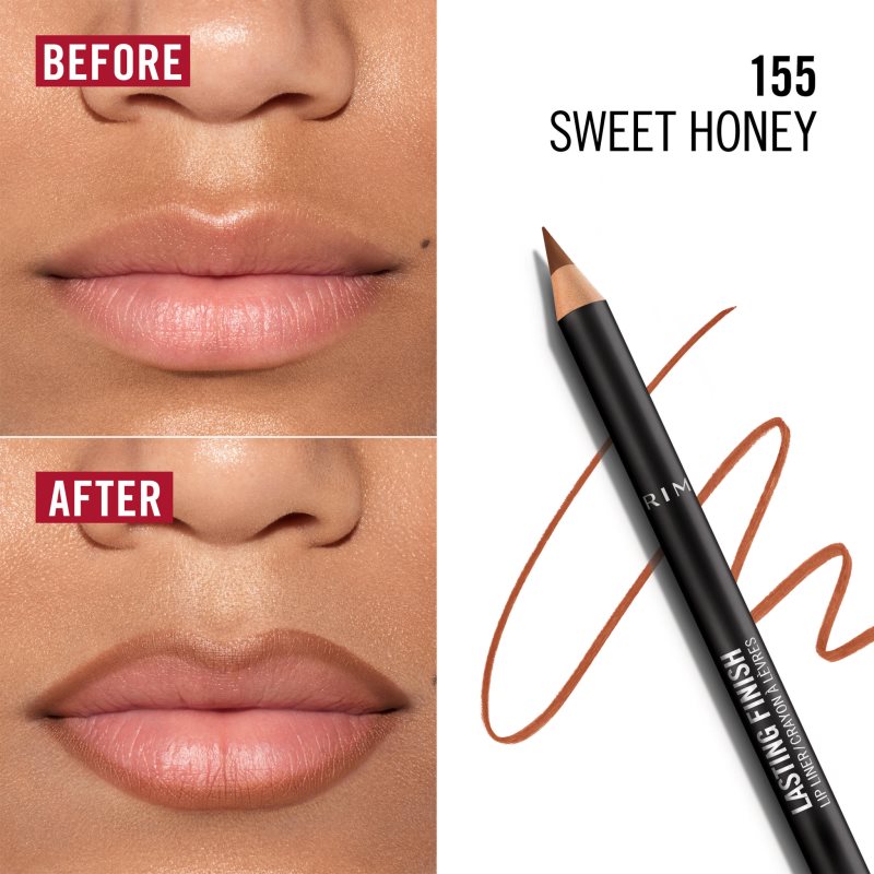 Rimmel Lasting Finish konturovací tužka na rty odstín 155 Sweet honey 1.2 g (obrázek 3)