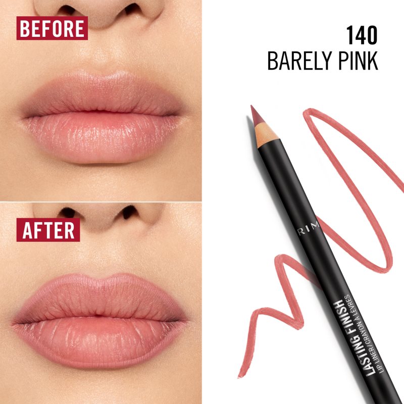 Rimmel Lasting Finish konturovací tužka na rty odstín 140 Barely Pink 1.2 g (obrázek 3)