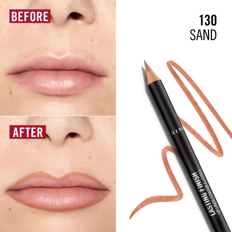 Rimmel Lasting Finish konturovací tužka na rty odstín 130 Sand 1.2 g (obrázek 3)