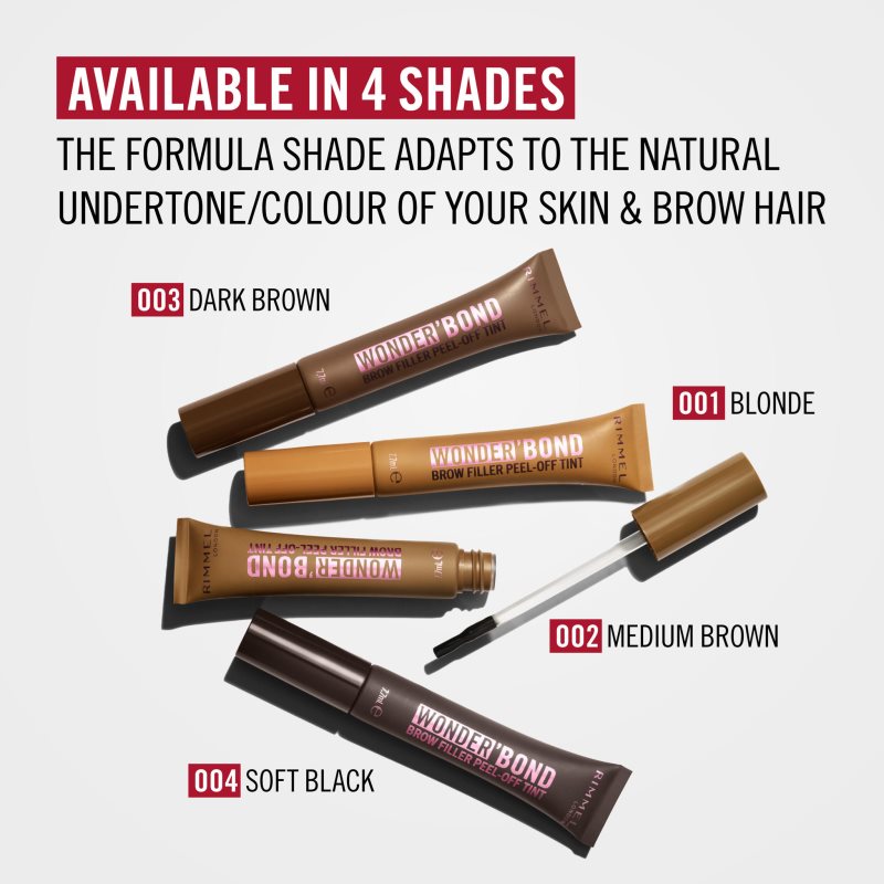 Rimmel Wonder'Bond gel na obočí odstín 003 Dark Brown 7.7 ml (obrázek 6)
