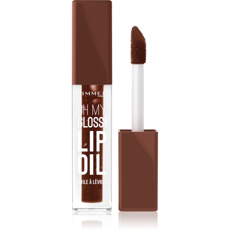Rimmel Oh My Gloss! Lip Oil olej na rty s hydratačním účinkem odstín 010 Cappuccino Deep 4.5 ml