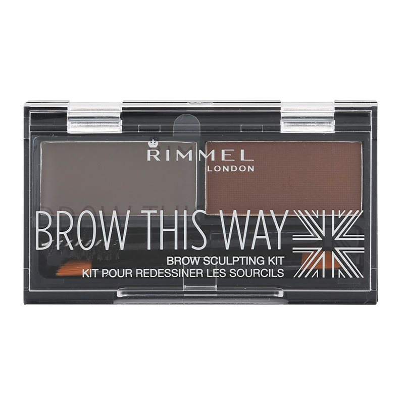 

Rimmel Brow This Way Компактний засіб для підводки бровей відтінок 003 Dark Brown