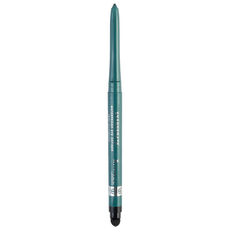 

Rimmel Exaggerate водостійкий контурний олівець для очей відтінок 250 Emerald Sparkle