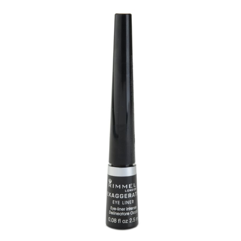 Rimmel Exaggerate Eyeliner течни очни линии цвят 100% Black 2,5 мл.