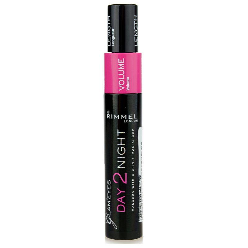 Rimmel Glam´ Eyes Day 2 Night Lengthening And Volumising Mascara 2-in-1 Shade 001 Black 9.5 Ml