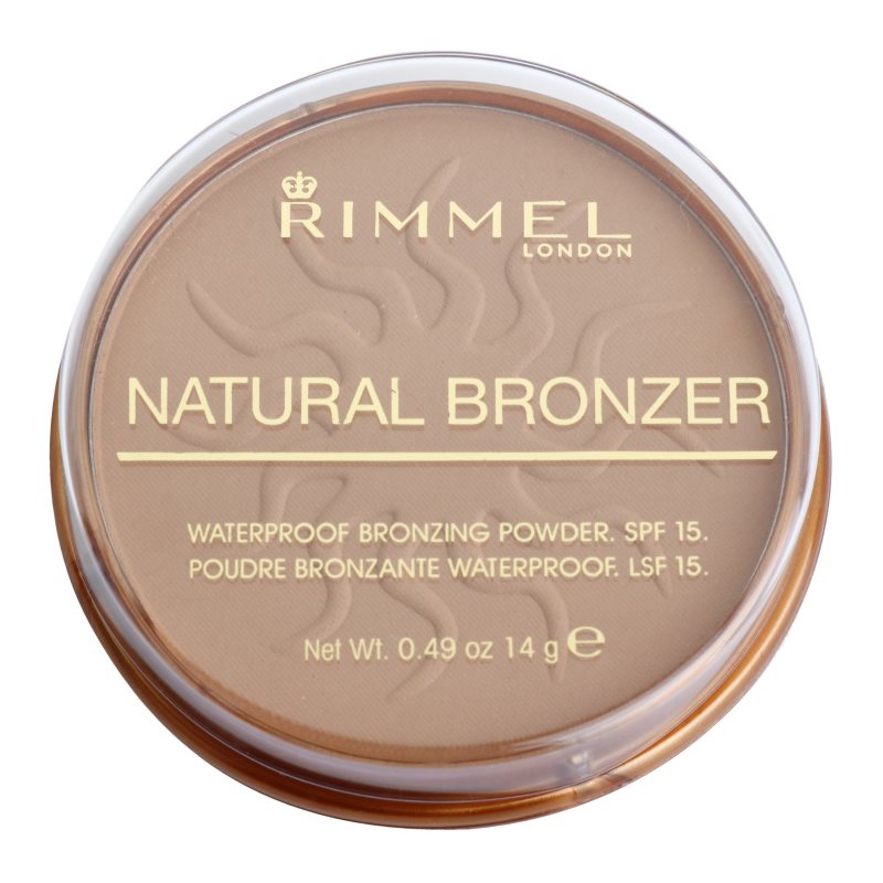 

Rimmel Natural Bronzer водостійка пудра-бронзантор SPF 15 відтінок 022 Sun Bronze