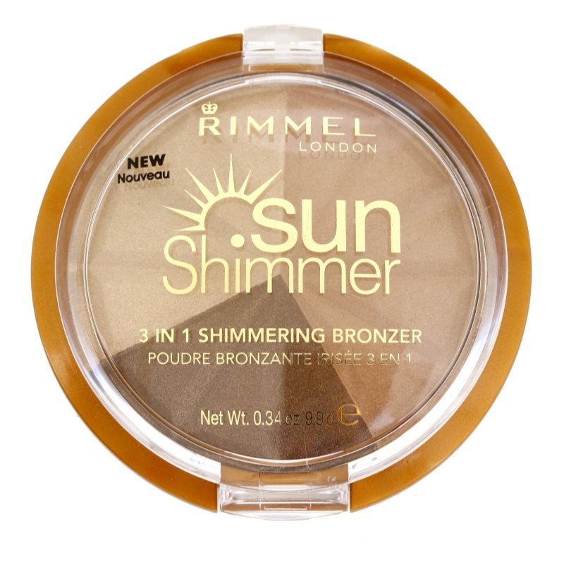 

Rimmel Sun Shimmer мерехтлива пудра-бронзатор відтінок 002 Bronze Goddess