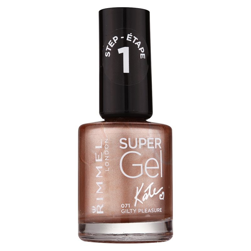 

Rimmel Super Gel By Kate Гелевий лак для нігтів без використання UV/ LED лампи відтінок 071 Gilty Pleasure