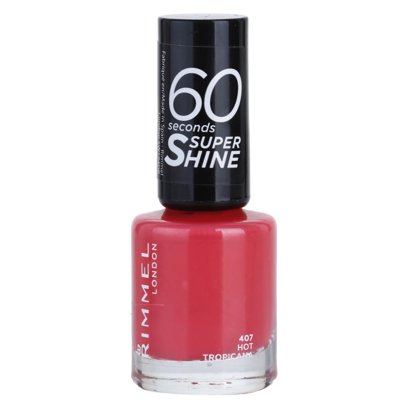 

Rimmel 60 Seconds Super Shine лак для нігтів відтінок 407 Hot Tropicana
