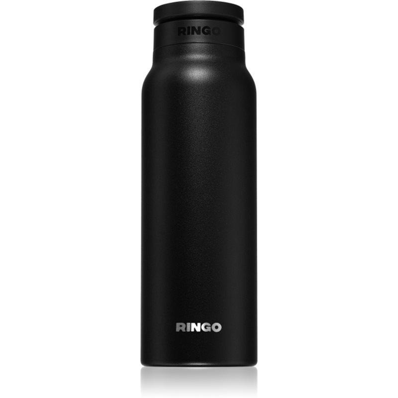 Ringo MagSafe® Water Bottle Thermosflasche mit Handyhalterung Farbe Black 710 ml