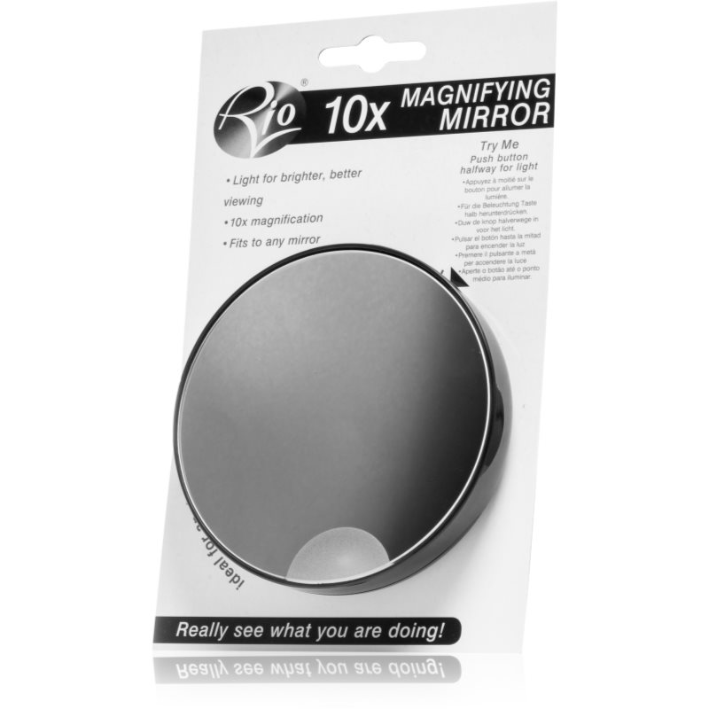 RIO 10x Magnifying Mirror povečevalno ogledalo s priseski 1 kos