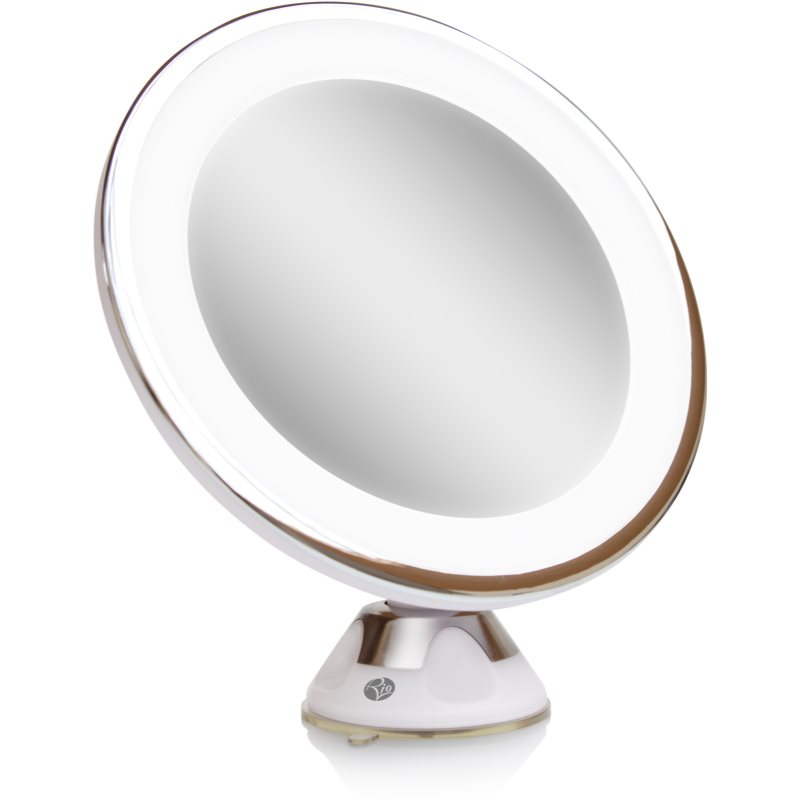 RIO Multi-Use Led Mirror Magnifying Cosmetic Mirror With Suction Cups 1 Pc