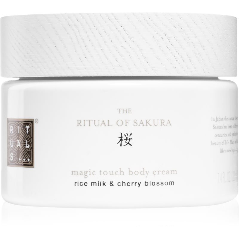 Rituals The Ritual Of Sakura зволожуючий крем для тіла Rice Milk & Cherry Blossom 220 мл