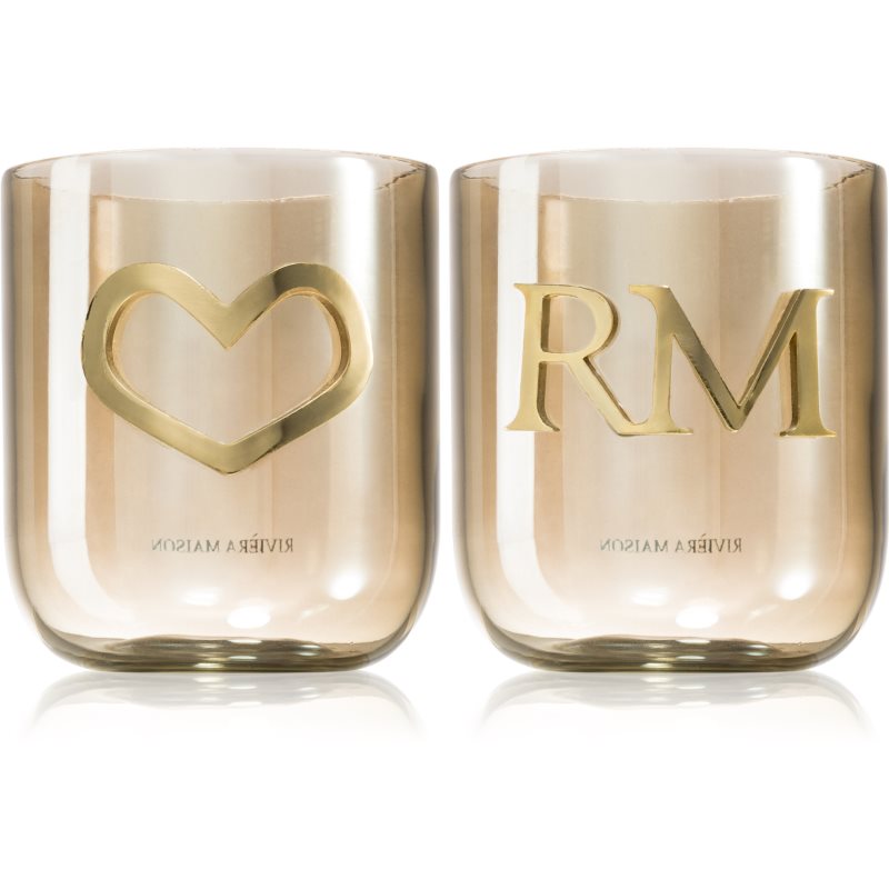 Rivièra Maison Votive RM Love Set скляний підсвічник для чайної свічки 2x350 гр