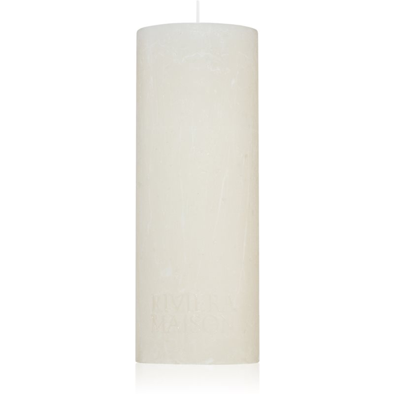 Rivièra Maison Pillar Candle Rustic White dekorativní svíčka I. 7x18 cm