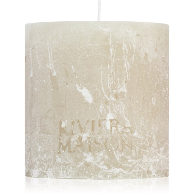 Rivièra Maison Pillar Candle Rustic Flax dekorativní svíčka 10x10 cm