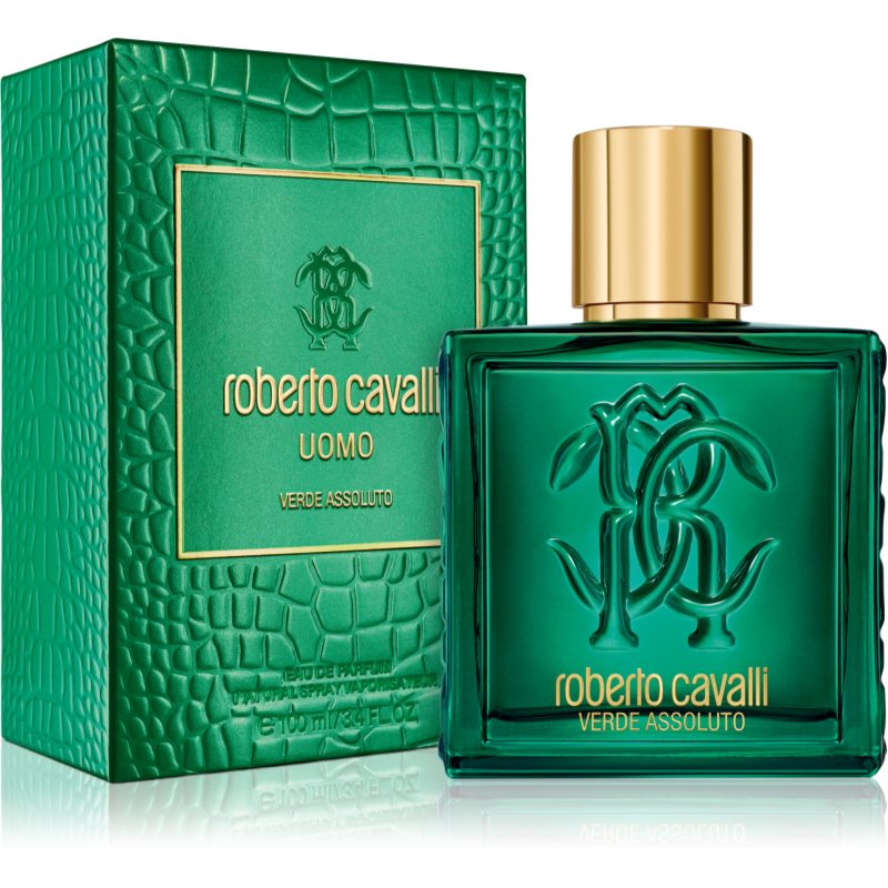 Roberto Cavalli Uomo Verde Assoluto parfémovaná voda pro muže 100 ml (obrázek 3)