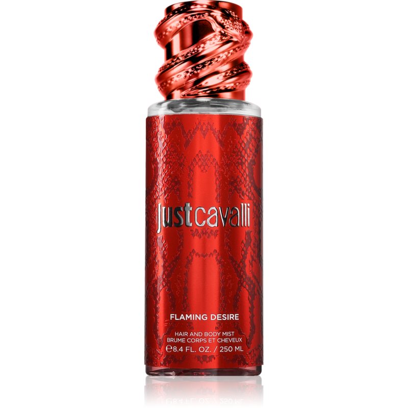 Roberto Cavalli Just Cavalli Mistflaming Desire parfumovaný sprej na telo a vlasy pre ženy 250 ml