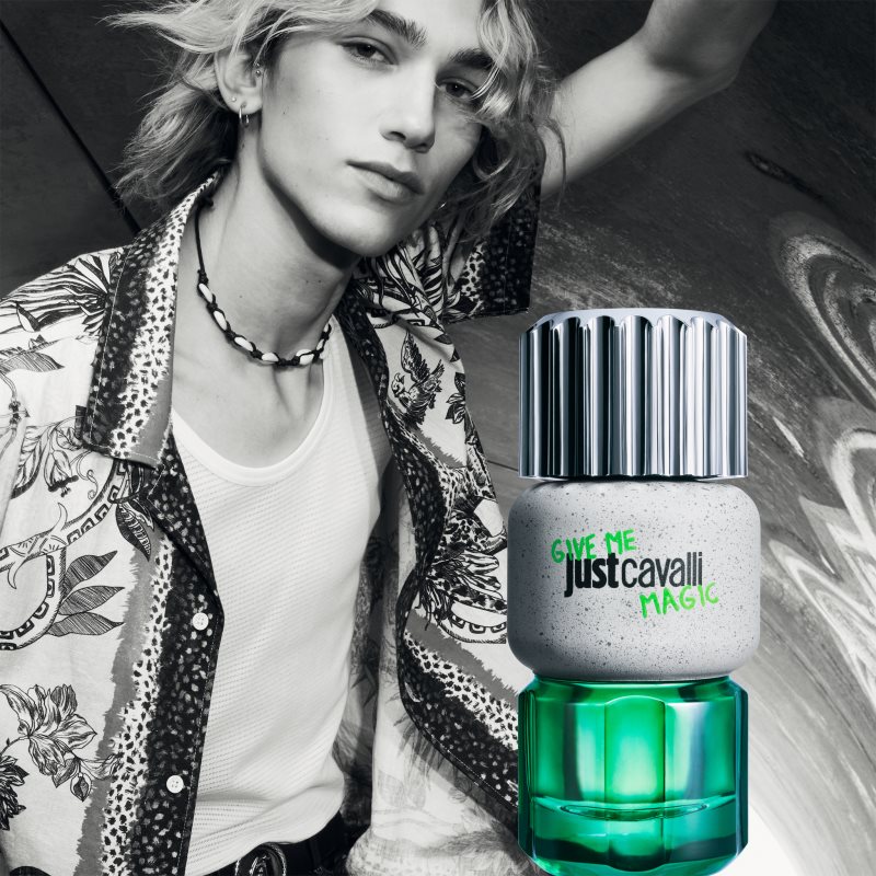 Roberto Cavalli Just Cavalli Give Me Magic For Him toaletní voda pro muže 90 ml (obrázek 4)