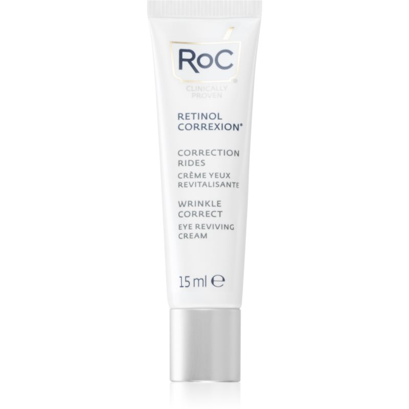 RoC Retinol Correxion Wrinkle Correct Eye Reviving Cream senėjimą lėtinantis paakių ir lūpų kremas su retinoliu 15 ml