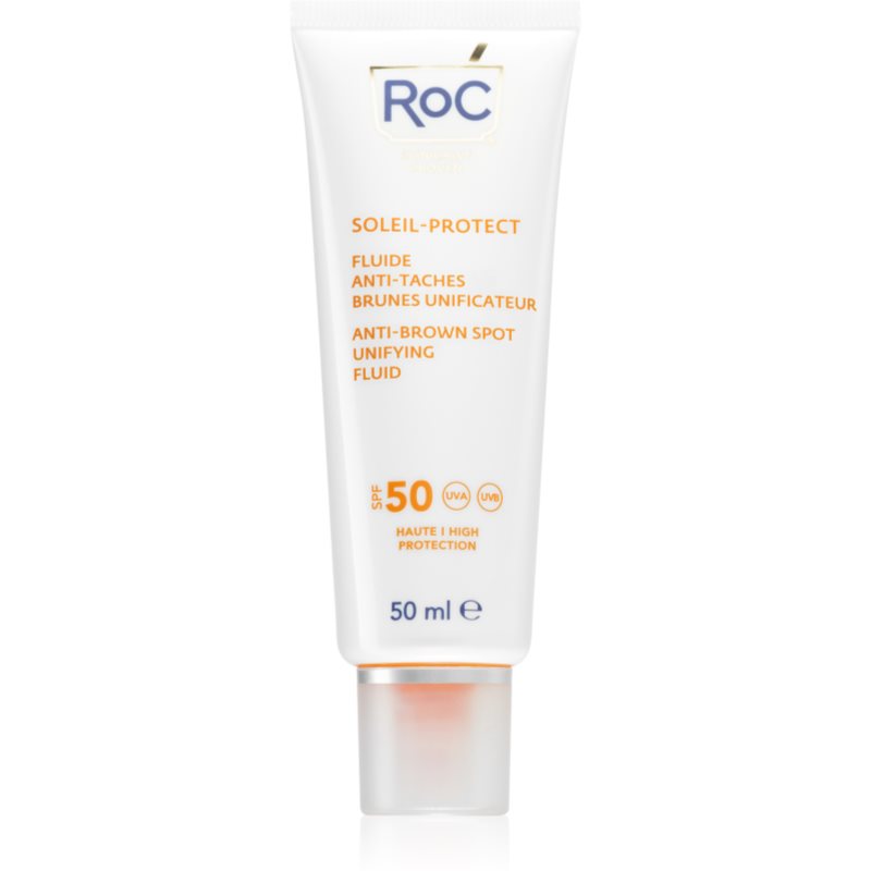 RoC Soleil Protexion+ Anti Brown Spots Unifying Fluid Light Protective Fluid For Dark Spots SPF 50 50 Ml