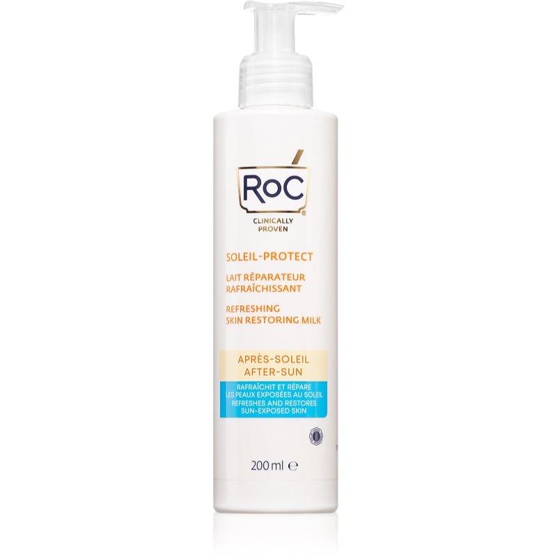 RoC Soleil Protect Refreshing Skin Restoring Milk raminamasis kremas po deginimosi saulėje 200 ml