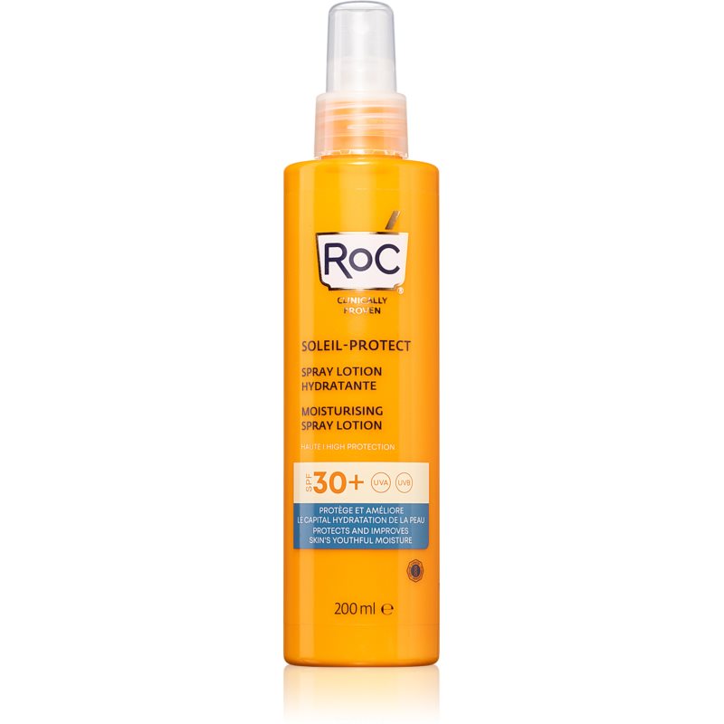 RoC Moisturising Spray Lotion drėkinamasis apsaugos nuo saulės purškiklis 200 ml