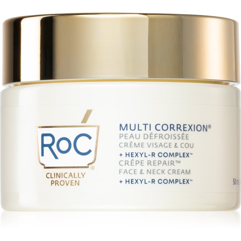 RoC Multi Correxion Crepe Repair stangrinamasis ir standinamasis drėkinamasis kremas veidui ir kaklui 50 ml