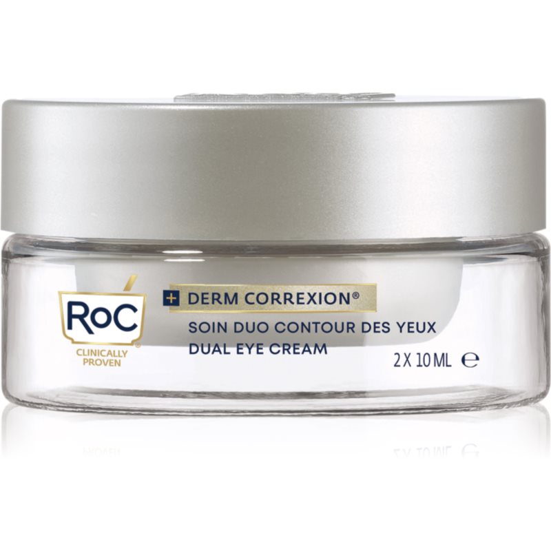 RoC Derm Correxion Dual Eye Anti-Faltencreme für den Augenbereich 2 in 1 2x10 ml