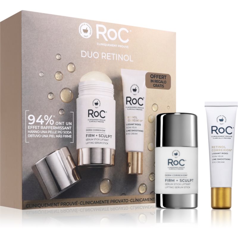 RoC Duo Retinol gift set with anti-wrinkle effect