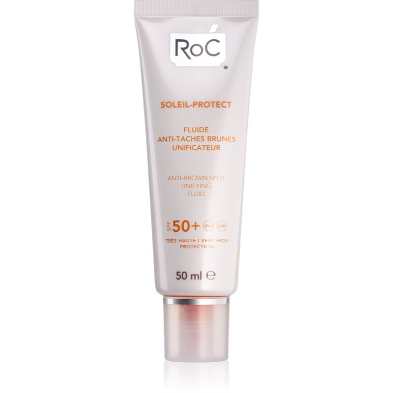 

RoC Soleil Protect легкий захисний флюїд проти пігментних плям SPF 50