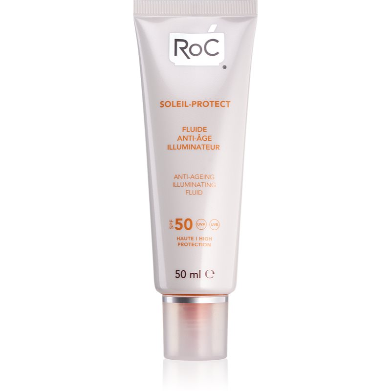 

RoC Soleil Protect захисний освітлюючий флюїд проти старіння шкіри SPF 50