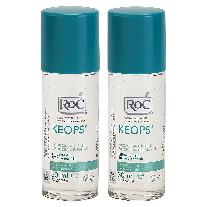 RoC Keops rutulinis dezodorantas 48h 2x30 ml