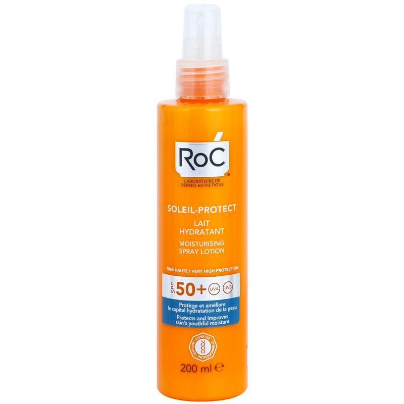 

RoC Soleil Protect захисне зволожуюче молочко у формі спрею SPF 50