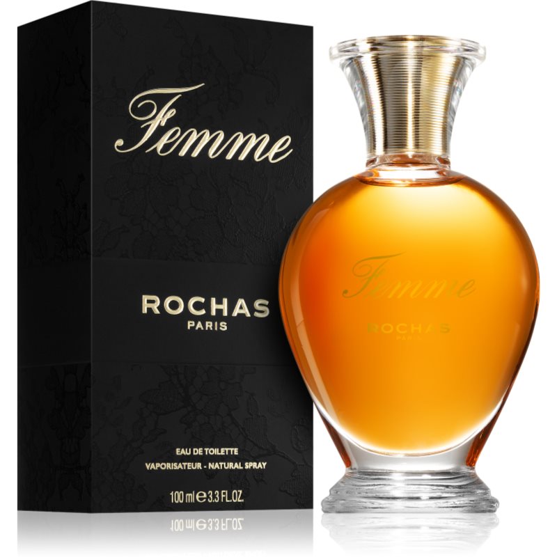 Rochas Femme Eau De Toilette For Women 100 Ml