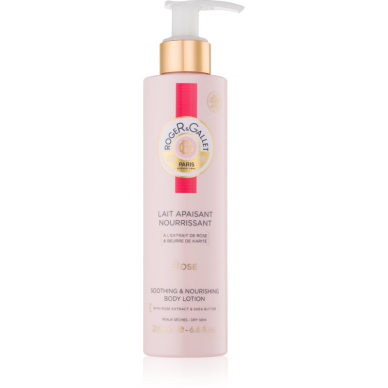 

Roger & Gallet Rose заспокоююче молочко для тіла для сухої шкіри