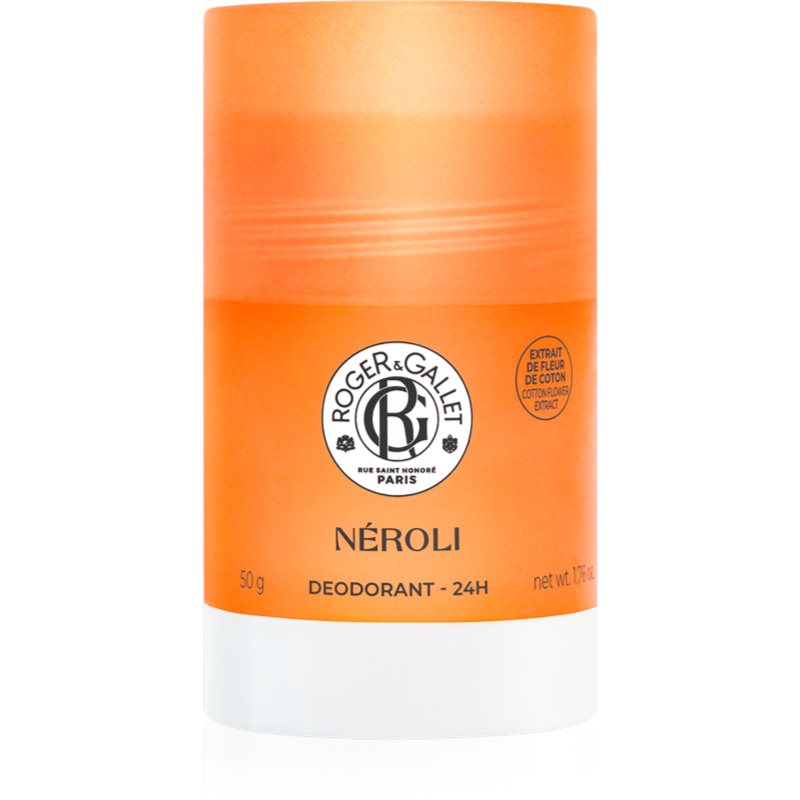 Roger & Gallet Néroli tuhý deodorant bez obsahu hliníkových solí s 24hodinovou ochranou unisex 50 g